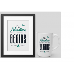 Pack The adventure begins (Mug ou Affiche)