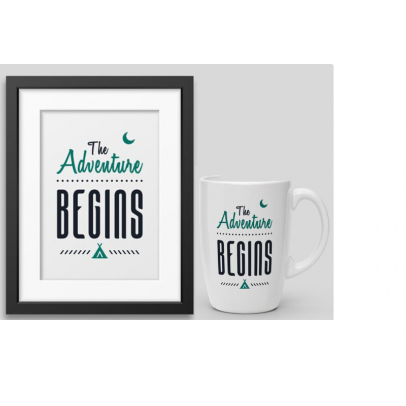 Pack The adventure begins (Mug ou Affiche)