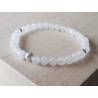 bracelets blanc et bleu en version petites (10 maillons ou grandes (20 maillons)